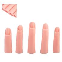 Practice Manicures False Fingers False Fingers Nail Training Finger with Magnet