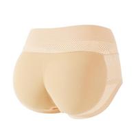 Moteriškos paminkštintos Push Up kelnaitės Užpakalis Lifter Shaper Fake Ass Sėdmenys Klubų Pagalvėlės Nematomos Kontrolės Kelnaitės Kelnaitės apatinis trikotažas apatinis trikotažas L smėlis