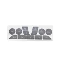 For Ford Focus MK2 Interior Decal Silver Button Repair Stickers For Air Conditioner For Ford Focus 2 Interior Tuning Accessories sidabras