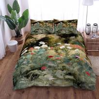 Traditional Pastel Floral Birds Duvet Cover Set King Queen Double Full Twin Single Size Bed Linen Set EU Single(135*200cm)3pcs