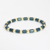 Natural Stone Hematite Bracelets For Women Men Energ Health Care Handmade Fashionable Jewelry Bracelets Bangles StylishFashion Jewelry 19cm auksas