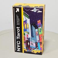 NYC Tarot 12*7cm: Big Apple Divination 78-Card Deck – Modern New York City Themed Tarot Cards for Urban Mystics geltona