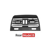 Chrome Front Center Left/Right Air Vent Grille Outlet Cover Middle Rear AC Vent Panel For BMW 7 Series F01 F02 730 735 745 750