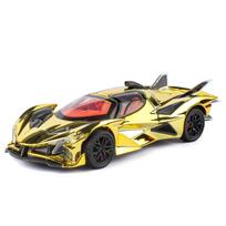 Simuliacija 1/32 Apollo EVO Galvanizuoto Lydinio Automobilio Modelis Spalvingi Sportinio Automobilio Papuošalai Garsas ir Šviesa Atitraukiamas Vaikų Žaislai auksas