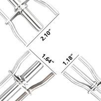 Flexible Hydraulic Cylinder Seal Installation Tool Kit Stainless Steel, Three Sizes, Easy and Fast Installation