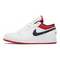 Jordan Kids Air Jordan 1 Low  White/Gym Red  Sneakers 553560-118 38