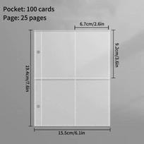 4/9 Grids Binder Photocard Holder Large Capacity Photo Album Kpop Photocard Holder Idol Card Collection Book Photo Memo Book Set white
