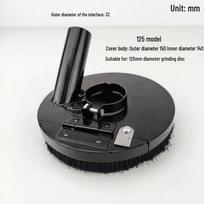 125mm Angle Grinder Dust Collection Shroud Kit