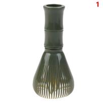 Resin Matcha Japanese Chasen Brush Tools For Matcha Green Tea Powder Reusable Powder Whisk Traditional Matcha Stirrer Teaware 1 žalia