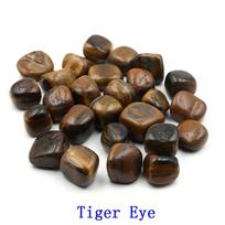 Mixed Gemstone Assortment: Raw Crystal Pebbles, Crushed Stone, Red Agate, Lapis Lazuli, Rose Quartz, Red Jasper, Amethyst. 1.2-2.5cm, 100g tigro akių spalva