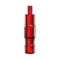 Fishing Net Connector Strong Load-bearing Pole Connector Alloy Fishing Rod Anodization Connection for Outdoor Angling raudona