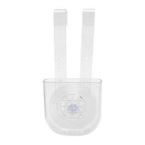 Cleaning Tablet Holder with Adjustable Double Hooks Ventilated Design Easy No-Drill Installation Plastic Deodorizer Hanger 1pc
