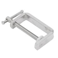 2 PCS Wide Jaw Opening C Clamp Multiple Sizes Carbon Steel Tiger Clamp Heavy Duty Clamp 0-46mm