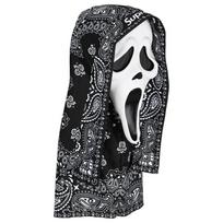 Aukščiausios kokybės Ghostface kaukė juoda One-Size black