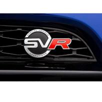 Metal Range Rover SVR Front Grill Bonnet Badge Emblem - Bracket Kit Included