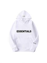 Men's and women's heavyweight trendy brand ESS hoodie, spring and autumn couple casual pullover loose printed sweatshirt, thickened S balta