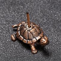 1 vnt. Mini metalinis vėžlio formos smilkalų lazdelės laikiklis meditacijai, Budai, sandalmedžio lazdelėms, juokingi gyvūnų smilkalų laikikliai, namų dekoras varis