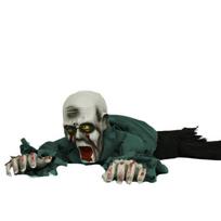 Bald Head Halloween Crawling Ghost Voice-activated Escape Room Climbing Ghost  Party žalia