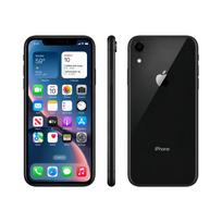 Refurbished Apple iPhone Xr 6.1'' 3GB RAM 64GB ROM Black 4G LTE Unlocked Smartphone With Single SIM 64GB juoda