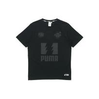 PUMA x The Hundreds Collaborative Fun Print Crew Neck T-Shirt Men Tops Black 596750-51 XS