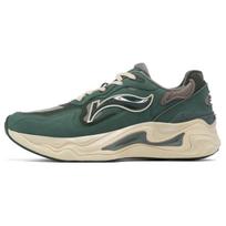 Li-Ning 1990 Lava Shock Absorption Non-Slip Wear-Resistant Low-Top Casual Shoes Men sneaker Dark-Green ALJT045-3 42⅓