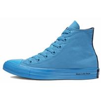OPI x Converse Chuck Taylor All Star High Top Trendy Comfort High-Top Canvas Shoes Unisex Summer Blue Neon 36 blue