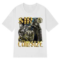 Fun Sir Cumcise Retro Design Harajuku T-shirt Men's Cotton Short Sleeve Y2k High Quality Clothing T-shirt Street Wear Tops 4XL