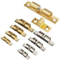 Cinko Lydinio Rutulinis Durų Fiksatorius - Plieninė Fiksavimo Sagtis Rėmams, Spintoms ir Pramoninei Įrangai Nickel-Plated Screws 4*16 (4/pack)