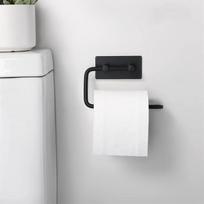 Plastic Tissue Holder Hook Bathroom Toilet Free Punching Roll Paper Holder Toilet Wall Mounted Tissue Holder for Home juoda