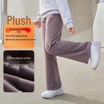 Anta Girls' Winter Thermal Lined Flare Sweatpants A62547712 150