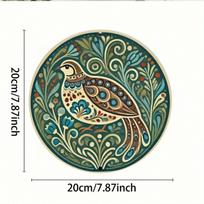 Vibrant Metal Bird Wall Art Outdoor Indoor Decor 20x20
