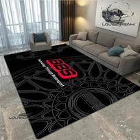 3D BBS Racer Retro Carpet Non Slip Rug for Bedroom, Living Room & Washroom Stylish Floor Mat & Birthday Gift 50cm x 80cm