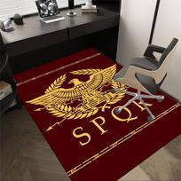 1pc Eagle SPQR Carpet, Office Rug Outdoor Mat Home Decor Area Carpet Festival 60cm by 90cm