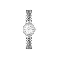 TISSOT Quartz Movement 30m Water Resistance Women's Watch 19.5mm White Dial Stainless Steel Case Steel Strap T140.009.11.111.00 White Dial white