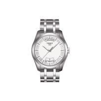 TISSOT Kutu Collection Automatinis Mechaninis Judėjimas 100m Vandens Atsparumas Vyriški Laikrodžiai Laikrodis 39mm Baltas Ciferblatas T035.407.11.031.00 Silver