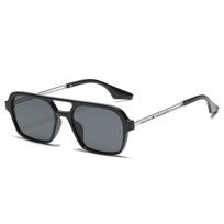 Retro Style Double Bridges Women's Pilot Sun Glasses Fashion Style Pink Gradient Eyewear Trending Hollow Leopard Blue Sun Eyeglasses Men's Shades