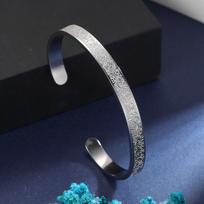 Islamic Ayatul Kursi Cuff Bracelet Muslim Quran Verses Bangle for Women Stainless Steel Arabic Calligraphy Messenger Jewelry sidabras