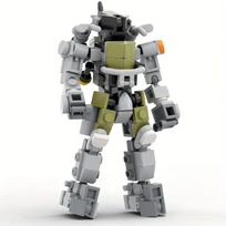 MOC Robot Building Kit Armor Action Figure Building Model Toy Collectible Toy For Kids Adults Christmas Birthdays Gift paper manual