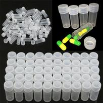 5 ml plastikinių mėginių buteliuko mėgintuvėlio mini maži buteliukai buteliukai laikymo talpyklos