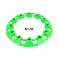 Stylish ATV Wheel Rims Hub Cover Guard Decoration Ornament Suitable for Beach Cars Provide Protection Decorative Appeal 6 inches žalia