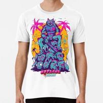 Hotline Miami S to 5XL Made in the USA 100% Cotton T-shirt Mens Tees Top 3XL blue