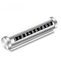 Švytinti automobilio laikino parkavimo kortelė, telefono numerio kortelė, valstybinio numerio lentelė, telefono numeris, automobilio parkavimo sustojimo lipdukas, automobilio stilius, automobilių priedai sidabras