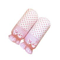 Sweet pink chef apron suit girl anti-fouling apron pink polka dot catering work apron one size fits all