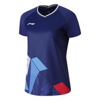 Li-Ning Quick-Dry V-Neck Badminton & Table Tennis Shirt M