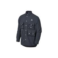 Men's Nike ACG Dri-fit Uvdevastation Trail Multiple Pockets Casual Solid Color Long Sleeves Navy Blue Jacket DN3937-070 S