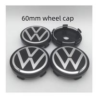 (60 mm ratlankio dangtelis 2) 4 vnt. nauji 3D Volkswagen 56mm 60mm 65mm 68mm Automobilio emblema Ratlankio centrinės dalies dangtelis Ženkliuko dangteliai Lipdukas Decal Stiliaus priedai