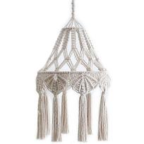 Woven Lamp Shade Macrame Wall Hanging Lamp Room Coffee Restaurant Decoration Tapestry Lampshade Bedroom Decor hwy