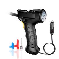 120W Wireless/Wired Handheld Car Air Pump Rechargeable Electric Inflation Pump Compressor Smart Home Motorcycle Inflatable Pump Wired pointer black
