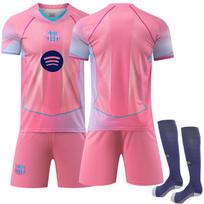 2526 Nauji Barselonos rožiniai futbolo marškinėliai 16 pink