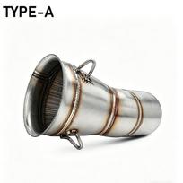 Stainless Steel Mid-pipe Exhaust for ZONTES/SANYA 703RR Motorcycle Modification A. Mid-section